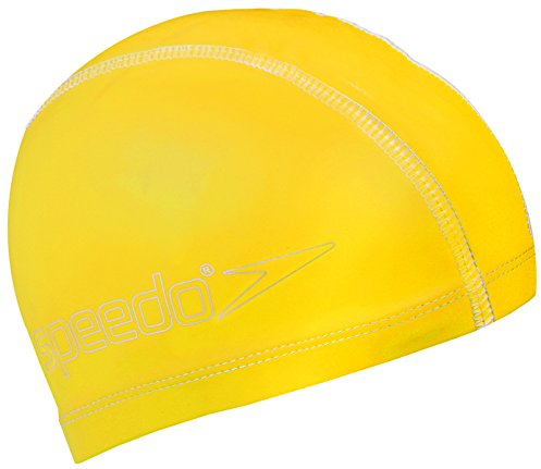 Speedo Unisex Kinder Pace Badekappe | Kinder | Trockene Haare Trainingshilfen, Gelb, Einheitsgröße