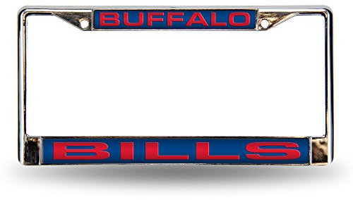 Rico Industries NFL Football Buffalo Bills Laser-Lizenzrahmen, 30,5 x 15,2 cm, Blau