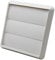 Kair White Gravity Grille with Rectangular 110x54mm Rear Spigot
