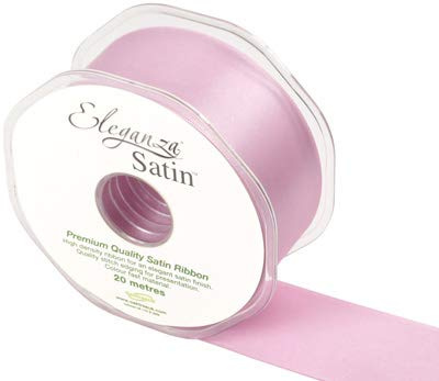 ELEGANZA Premium Quality Ribbon, Satin, Fashion Pink, 11 x 11 x 4 cm