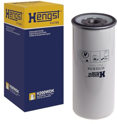 HENGST - Kraftstofffilter H200WDK - Hochwertiger Kraftstoff-Anschraubfilter für KFZ - Entfernt Staub und Schmutz aus Otto- oder Dieselmotoren - Schützt das Einspritzsystem