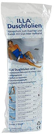 DUSCHFOLIEN Knie lang 80 cm 5 St