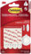 Command Recharge de Languettes Adhésives - 10 Bandes Moyennes, Blanc - Sans Outils - Fixation Sans Dommage