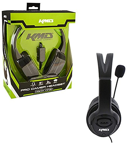 KMD Live Chat Headset With microphone for Microsoft Xbox 360 Black Large