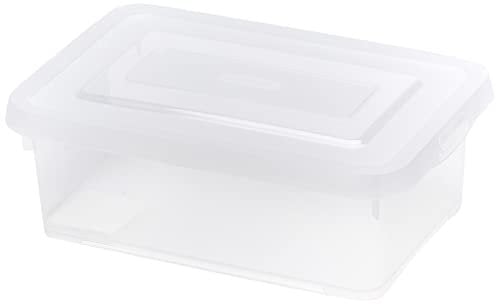 Allibert 227899 Scatola In Plastica Con Coperchio A Click, Trasparente, 29 x 19 x 10 cm