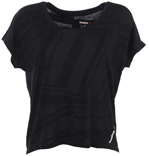 Reebok One Series Burnout Tee W, Schwarz, Gr. XS