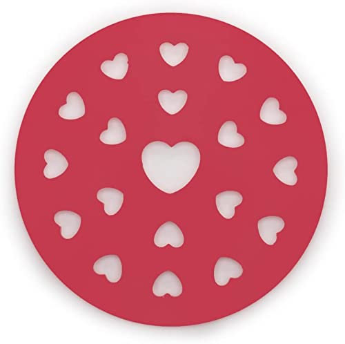 Fox Run 4778 Heart Pie Top Cutter, Plastic, Red