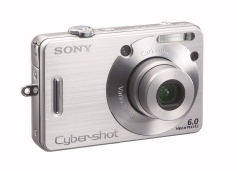 Sony Cyber-shot DSC-W50 Digital Camera - Silver (6.0MP 3x Optical Zoom) 2.5'' LCD