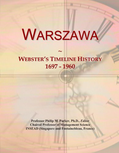 Warszawa: Webster's Timeline History, 1697 - 1960
