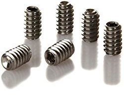 Northcore 2024 FCS Compatible Rippenschrauben X 6 Nh02 - Silber