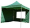 Nexos Profi Faltpavillon Partyzelt Pavillon 3x3 m mit 4 Seitenteilen - hochwertige Ausführung - wasserdichtes Dach mit PVC-Coating - 270 g/m² incl. Tragetasche und Zubehör – Farbe: grün