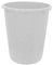 Poubelle sans couvercle blanc 50 l