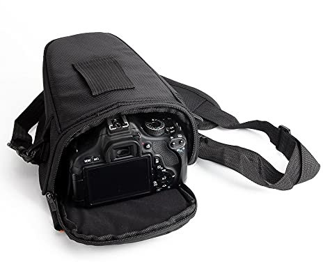 K-S-Trade Camara Case For Nikon D3400 Compatible With Nikon D3400: SLR Should Bag Camerabag Colt Design Rainproof Anti-shock DSLR DSLM SLR, Bridge Etc., Black -