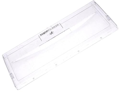 ERICAMBI®, Sportello Frontale Freezer Congelatore Frigorifero, Compatibile con Ariston Indesit, Dimensioni: 383x164x22 (mm) per Modelli: BCB BCF BCH HMB Trasparente Crystal