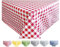 Wachstuch Tischdecke Abwaschbar Eckig 140 x 180 cm Kariert Karo Rot