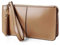 befen Genuine Leather Wristlet Clutch Wallet Cell Phone Purse for Women, Women's Small Multi Pocket Cell Phone Bag with Card Slots & Wrist Strap