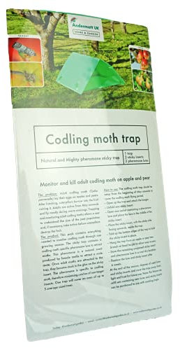 Codling moth trap - includes 2 pheromone lures and sticky cards - Andermatt Home & Garden