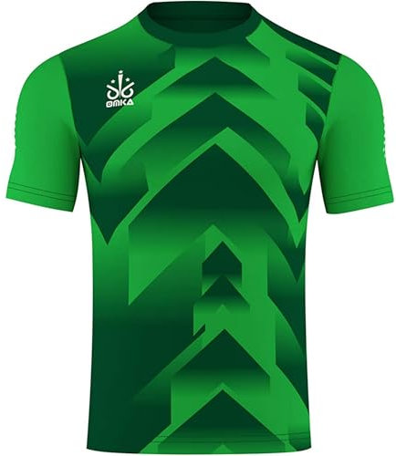 OMKA Trikot Teamsport Teamwear Fussballtrikot Fantrikot Shirt Jersey Grün M