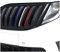 Finest Folia 30 teiliges Aufkleber Set für Front Kühlergrill Sticker für Gitter Nierenaufkleber Zierstreifen Folie selbstklebend Kfz Zubehör (K005 Frankreich)