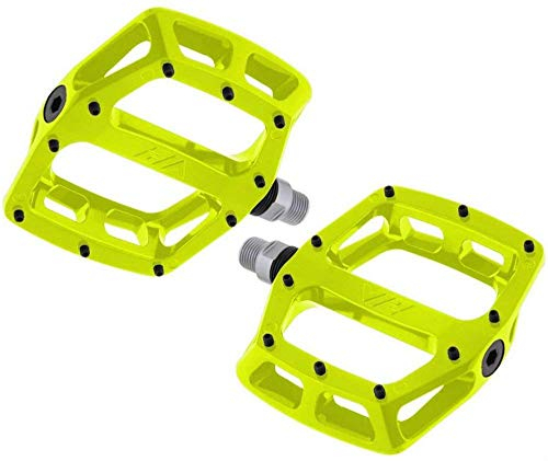DMR V12 Flat Mountainbike-Pedale, Lemon/Lime, 1,43 cm