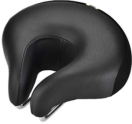 Domitlar Bicycle Saddle, No Nose Cushion U Style Comfortable Bike Seat