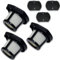 Pureburg - Filtro de repuesto para aspiradora inalámbrica Bissell Auto-Mate 2284W para aspiradora de mano inalámbrica 2390 2389 2390A Part # 1614212 1614203 1614204 (3 unidades)