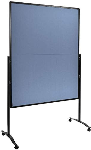 Legamaster Premium Plus Moderationswand klappbar 150x120cm blau-grau