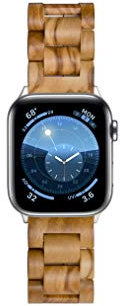 Forma Elementi e Design- Cinturino per Apple Watch in vero legno di ulivo italiano. Made in Italy