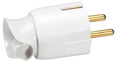 Clavija bipolar 2P+T 16A rotativa movil blanca (Legrand 050172)