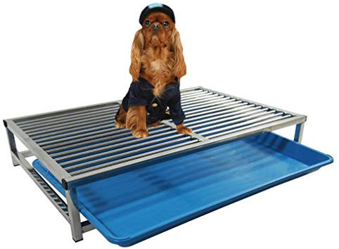 SYTH Inodoro para Perros-Inodoro de Bandeja- Funciona para Cachorros y Perros Adultos - para Perros Grandes