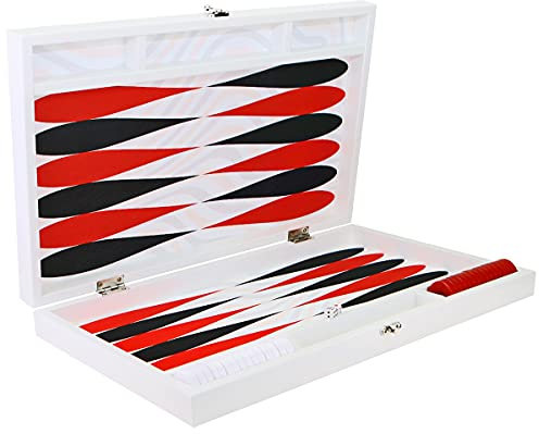 Luxus Designer Backgammon Tavla XXL Gesellschaftsspiele Illusion
