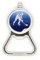 Flaschenöffner für Bierflaschen, Eishockey, Edelstahl, für Wintersport, Eishockey