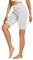 Libella Radlerhose Damen Kurze Leggings Baumwolle High Waist Shorts Blickdicht Sommer Sportshorts Weiß 4165 L