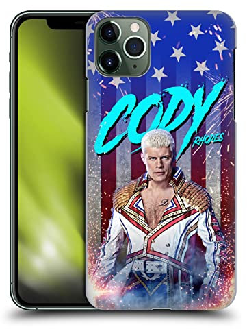 Head Case Designs Officially Licensed WWE Cody Rhodes Cody Rhodes Graphics Hard Back Case Compatible With Apple iPhone 11 Pro Max
