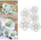 5 Stück/Set 3D-Blumenrahmen, Metall-Stanzformen, Blumenblätter, Hochzeit, Stanzschablonen für DIY, Scrapbooking, Foto, dekorative Prägepapier-Stanzformen für Scrapbooking, Kartenherstellung