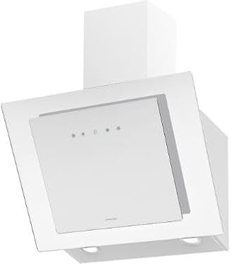 INFINITON | CMPTRAL-W69 - Campana Extractora | Campana Perimetral | Acabado Cristal White| Función Temporizador | Potencia 720m3/h | Touch Panel | Luces LED | Ancho 60 cm