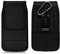 Holster for iPhone 16 16e, 16 Pro, 15 15 Pro, 14 13 Pro 12 11 Pro 13 mini, iPhone SE 2022, Samsung Galaxy S25 S24 S23 S22 A10e J5 A40 - Heavy Duty Nylon Mobile Phone Pouch Holder Belt Clip Case