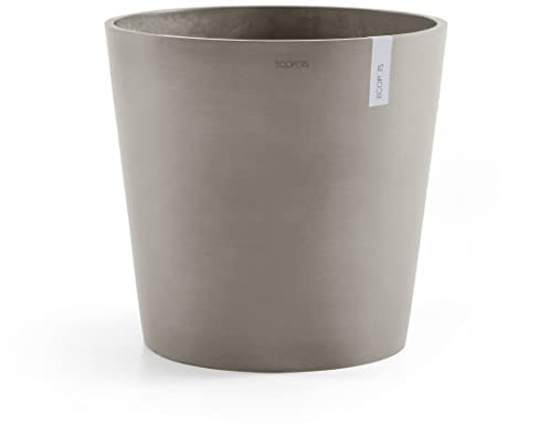 Ecopots Amsterdam 50 + Blumentopf mit Wasserreservoir - L 50 cm x H 44,3 cm - Innen- und Außenbereich