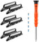 Hapysen Watch Band Connectors for Apple Watch Band Adapter, Replacement Link Attachment for iWatch Ultra (49mm) Series 10 (46 42mm) 9 8 7 (45 41mm) 6 5 4 SE (44 40mm) 3 2 1 (42 38mm) Straps 3pack