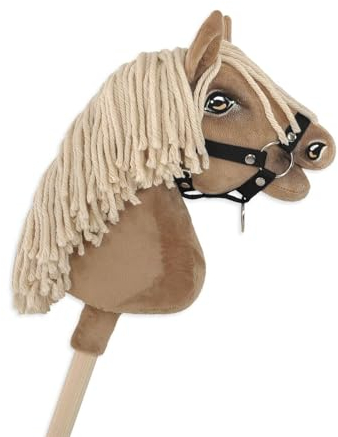 Pferdehalfter Hobby Horse A4 Clip klein - schwarz
