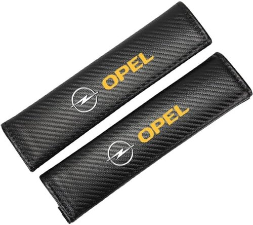 QWEERASS 2 Stück Auto Gurtpolster, für Opel Astra L/K/J/Antara/Ampera/Agila/Adam Auto Schulterpolster Gurtschoner Auto Polsterung für Sitzgurt im Auto Komfort
