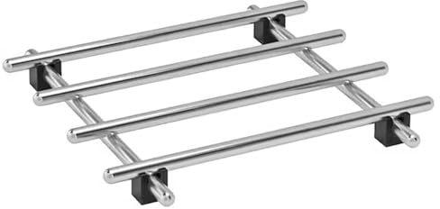 PriceKingX Stainless Steel Trivet – Premium Kitchen Worktop Protector Saver- Heat Resistant Multipurpose Trivet stand for hot Cooking Pots, Pans, Hot Trays and Plates (Large | 50x28cm)