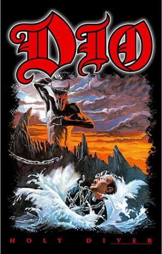 Razamataz Dio Holy Diver Textil-Flaggen-Plakat One Size