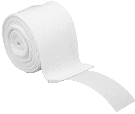 Pissente Boxbandagen, 2 Stück, Boxbandagen, Innenhandschuhe, Boxbandagen, Baumwolle, 5 M, Schnell Trocknend, Halbelastischer Haken, Sporthandbandagen für Kickboxen, Muay Thai