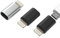 Adaptador Micro USB a Lightning macho (3 Pack) Cable Android para Apple MFI Certified Carga Adaptadores MicroUSB Cables Hembra Jack Para iPhone 14 13 Pro Enchufe Para iPad Cargador mc-to-L