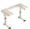 NOBBAT Höhenverstellbarer Stehpult Höhenverstellbarer Schreibtisch 80/100/120 cm Sitz-Steh-Pult Aufstehpult für das Home-Office(Weiß,120x60cm)