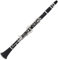 Professionelle Klarinette Bb-Klarinette Für Anfänger Und Schüler B-Klarinette 17 Tasten Mit Etui Ständer Gurt 2 Zylinder 8 Kissen(Black)