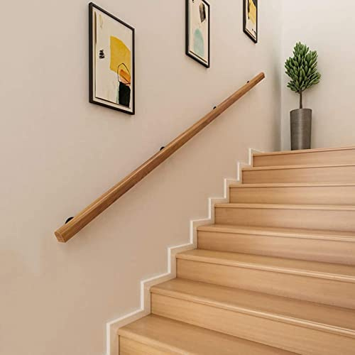 Garde-corps de balcon d'intérieur en bois massif pour fenêtres et portes de maison, rampes d'escalier en bois pour escaliers, marches de bibliothèque, clôtures de couloir, garde-corps et rampes