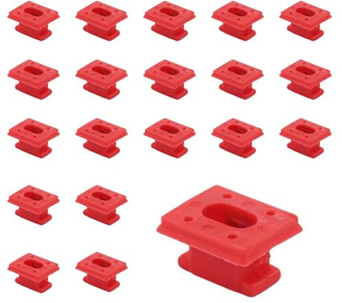 VZU 20 Stück Armaturenbrett Zierleisten Clips für BMW E46 3er, E65 7er, X3 E85 – Hochwertige Kunststoffnieten, Dekorleisten Befestigung, Kompatibel mit 51458266814, Klemme, Innenraum Zubehör
