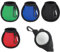 EujRcf 4Pcs Golf Ball Cleaner Pouch Portable Golf Ball Bag with Clips Waterproof Golf Ball Cleaning Bag Golf Ball Washer Bag Golf Accessories Bag Golf Accessories for Women and Men Gift(4 Colors)